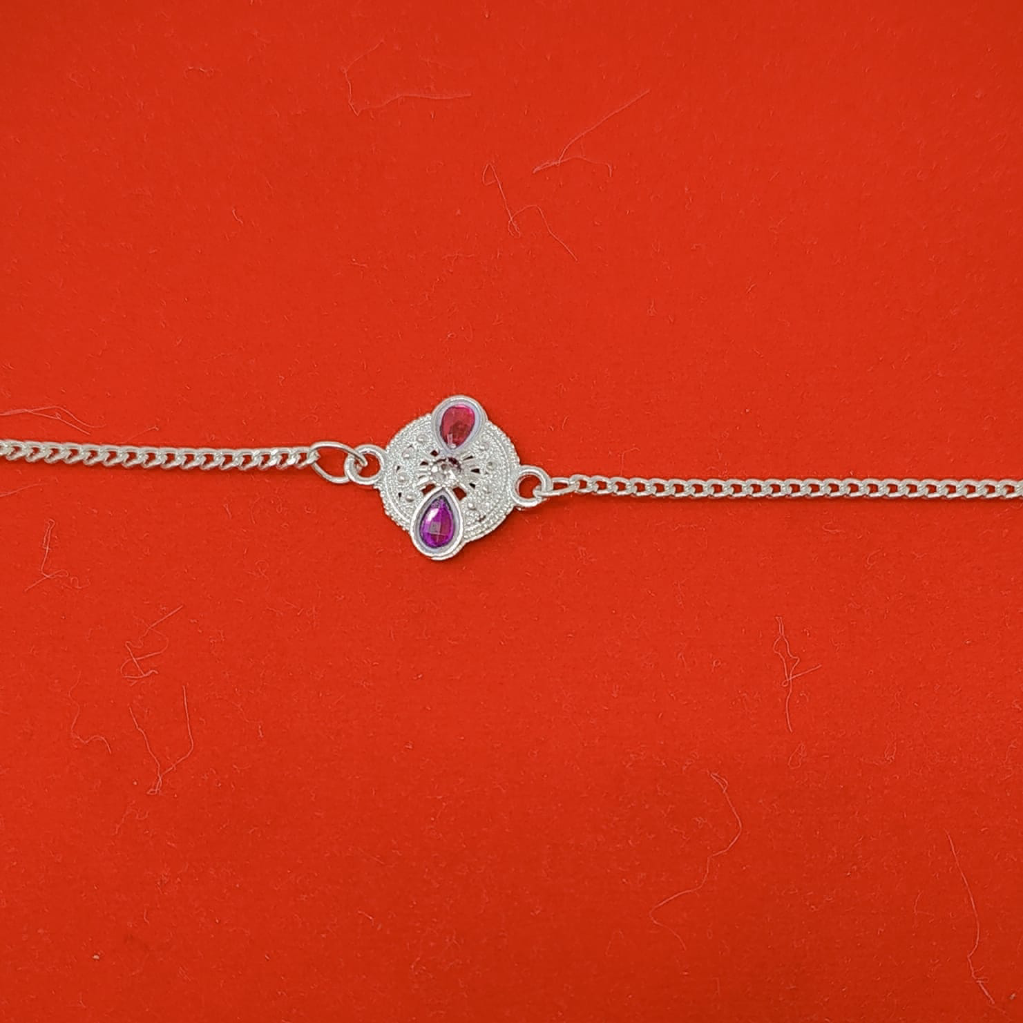 iconic silver rakhi